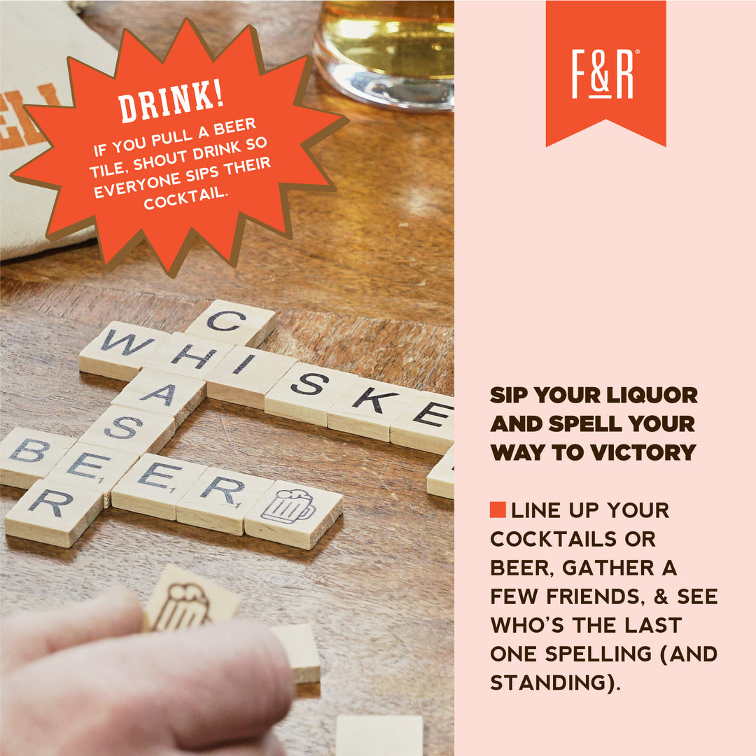 Sip 'N' Spell Party Game