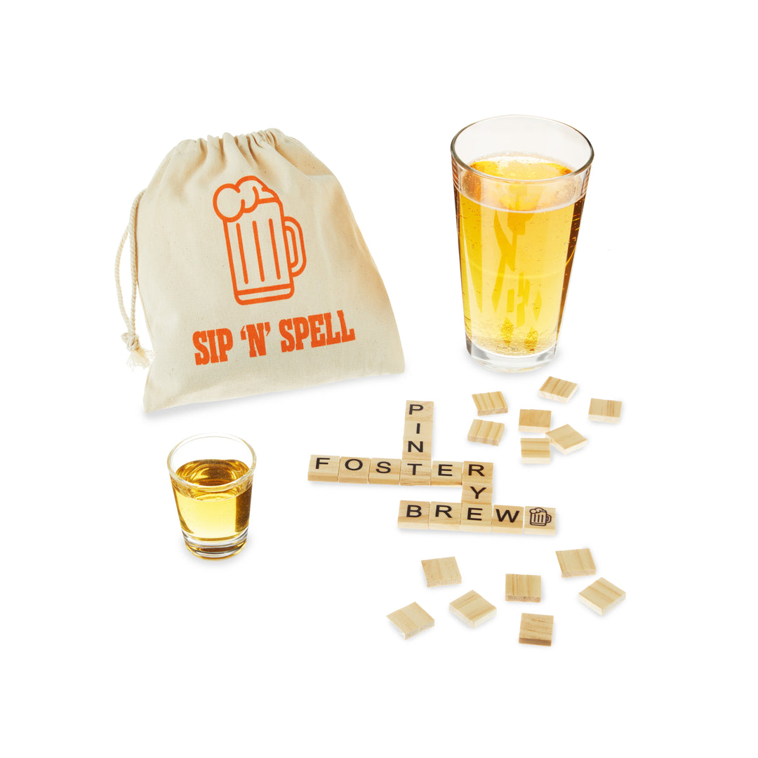 Sip 'N' Spell Party Game
