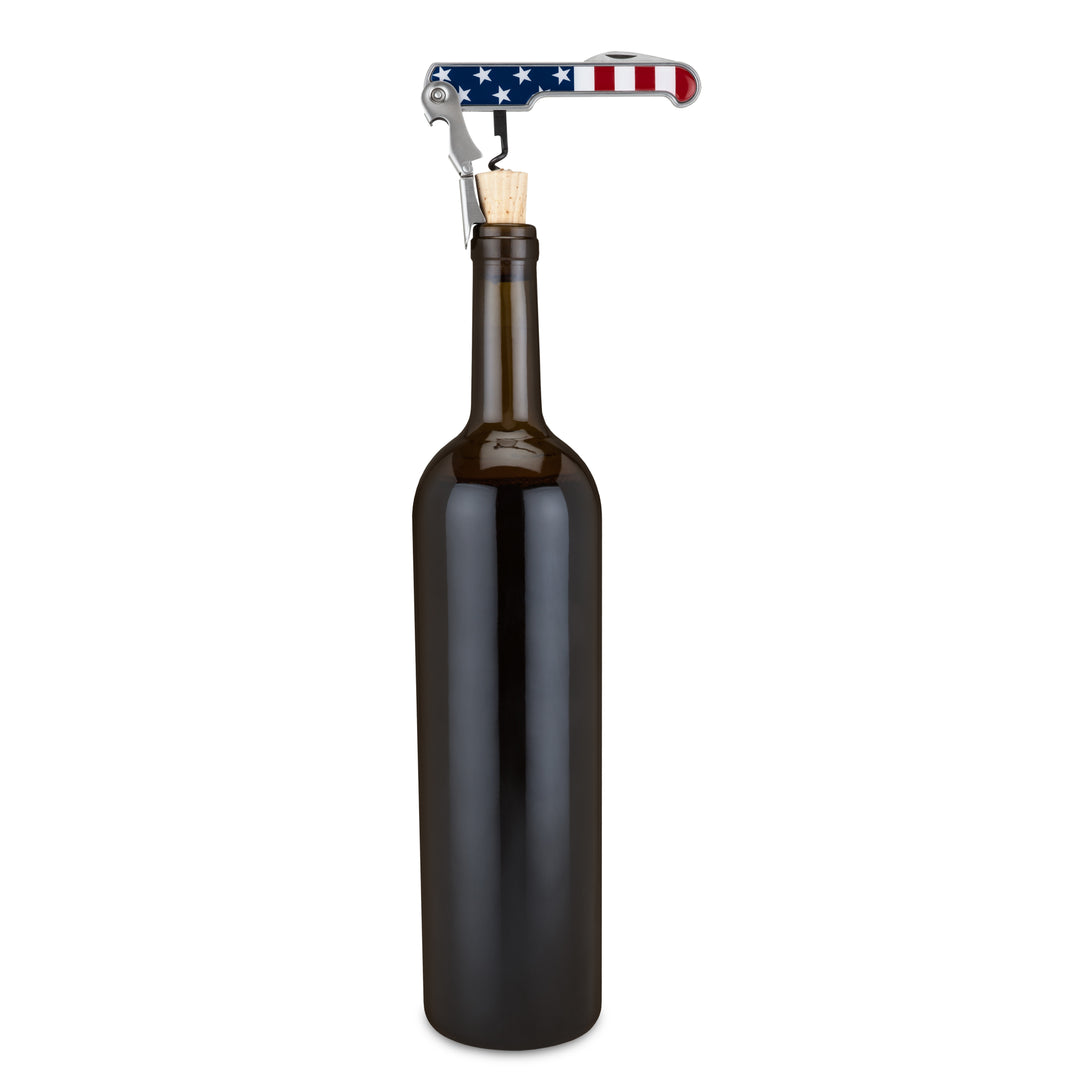 American Flag Corkscrew