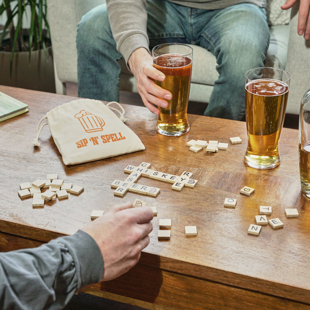 Sip 'N' Spell Party Game