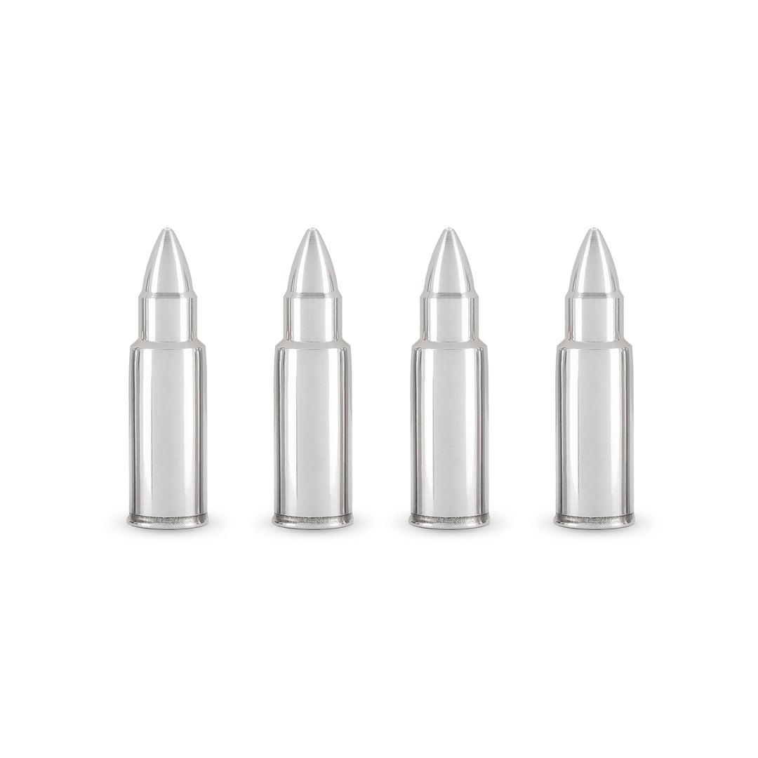 Stainless Steel Bullet Glacier Rocks, Set of 4