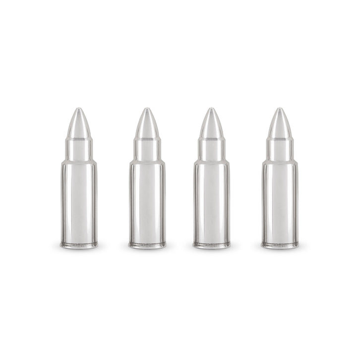 Stainless Steel Bullet Glacier Rocks, Set of 4