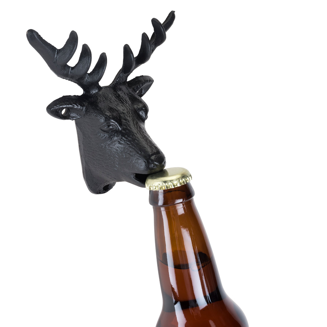 Cast Iron Wall Mounted Deer Bottle Opener