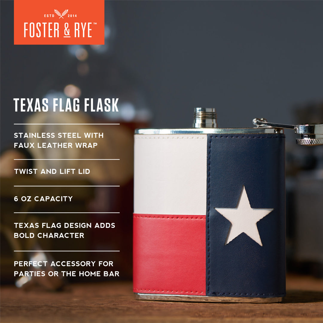 Texas Flag Flask