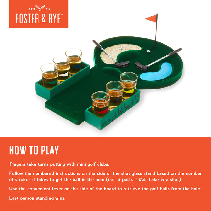 Putt & Shot Mini Golf Drinking Game